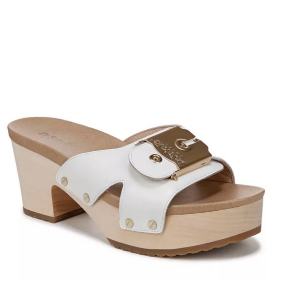 Dr. Scholl’s Original Max Too Leather Platform Sandals 7 NWOB - Picture 2 of 16